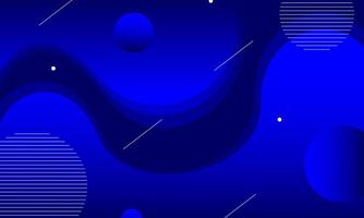 abstract blue wave background vector