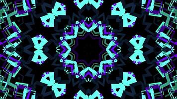 uma azul e roxa abstrato padronizar em uma Preto fundo video