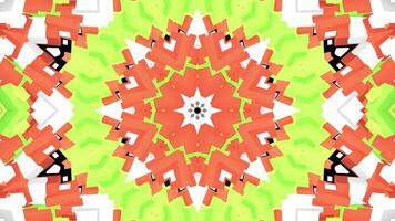 A colorful abstract pattern with a star in the center video