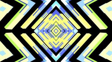 A colorful abstract pattern with a diamond shape video