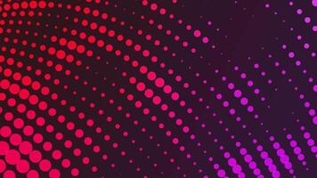 A red and purple background with dots video