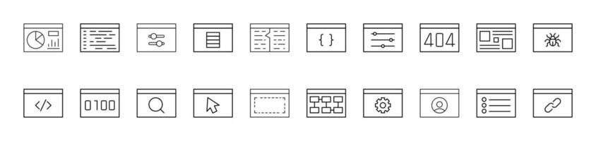 Brackets, Arrows, Gear etc Outline Image Collection. Editable Stroke. Perfect for Infographics, Articles, Books, Flyers, Banners vector