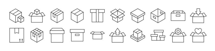 Box as Post and Delivery vector
