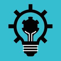 Light bulb icon design vector