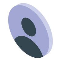 Client icon showing customer service and online support vector