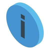 Information icon showing help and support desk vector