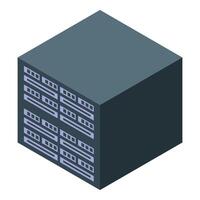 Modern central server unit processing big data vector