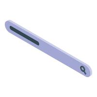 Loading bar showing progress with search icon isometric view vector