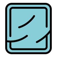 Wet wipes pack cleaning tool icon showing three wipes left vector