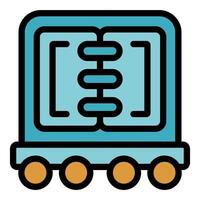 Mobile server datacenter hosting big data information storage vector