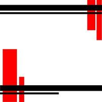 Red and black abstract background vector