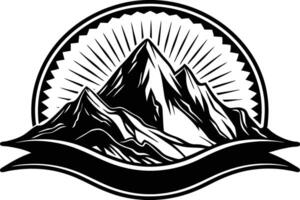 global mountain day iconic mountain peak . vector