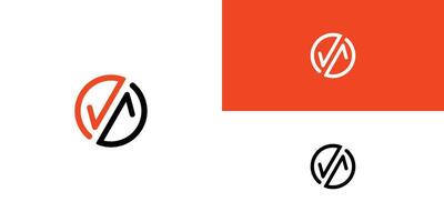 Simple double arrow logo design with unique concept premium vector