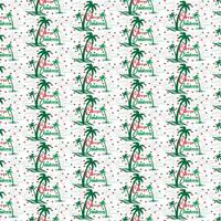 Festive Christmas Palm Tree Patterns Unique Holiday Design Ideas vector