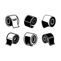 Discover unique toilet roll designs for creative graphic projects vector