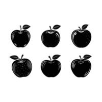 Stunning apple art designs created with for your creative projects vector