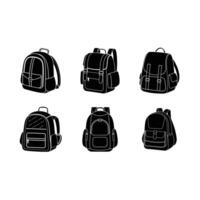 Explore unique backpack designs crafted with for your creative projects vector