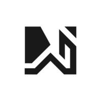 Letter w with modern creative design vector