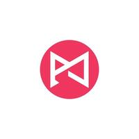 Letter M logo design element idea with creative vector