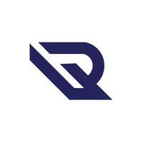 Letter R design idea with modern concept vector