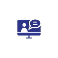 communication icon, message vector