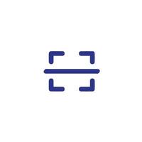 scan icon , Qr icon vector