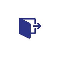 exit icon , web icon vector