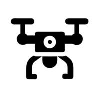 Drone icon representing modern technology vector