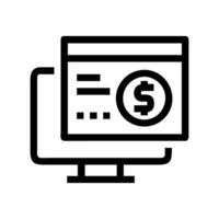 Payment gateway icon for e-commerce transactions vector