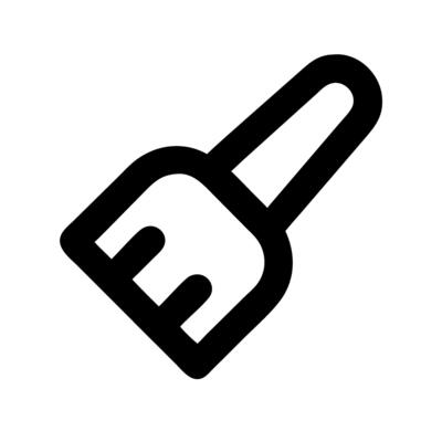 Paintbrush icon for painting and DIY projects