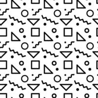 Abstract doodle art pattern seamless vector