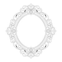 Ornate frames. Frames with ornaments.Vintage vector