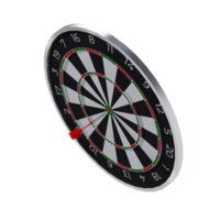 Dart on Target - Upper Medium View at 135 Degrees png