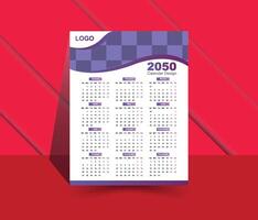 Calendar 2025, calendar 2026 week start Sunday corporate design template . vector