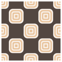 Seamless Retro Squares Brown And Cream Repeating Surface Pattern png