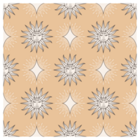 Sun Moon And Stars Celestial Seamless Repeating Surface Pattern png