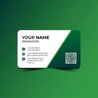 One side Creative And Modern Clean Business Card Design Template Visiting Corporate Business Card vector
