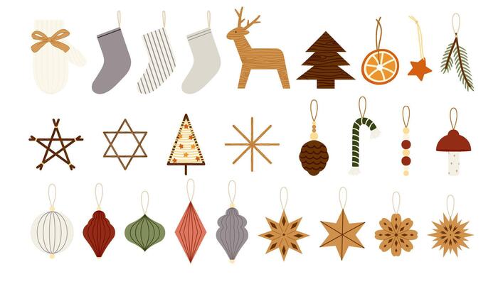 Zero Waste Eco Friendly Christmas Decorations Collection