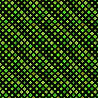 Geometrical green diagonal square pattern background design vector