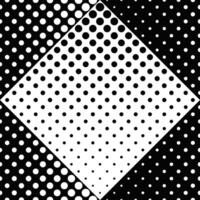 Abstract geometrical black and white dot pattern background vector