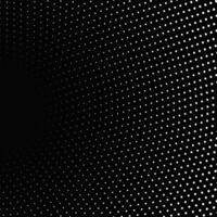 Geometrical monochrome halftone dot pattern background design vector