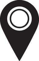 Creative Location Pin Symbol Graphic Template vector