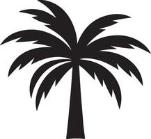Unique Palm Tree Silhouette Graphics for Designers vector