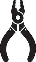 Unique Pliers Icon Silhouette Graphics for Everyone vector