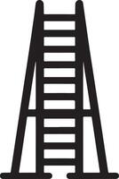 Ladder Silhouette Image Perfect For Creative Work vector