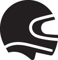 Versatile Helmet Silhouette for Various Uses vector