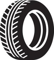 Classic Tire Icon for Various Applications vector
