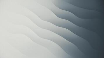 Elegant minimalist grayscale gradient background in light and dark shades with wavy lines and halftone dots pattern. This clean contemporary abstract background is full HD and a loop. video