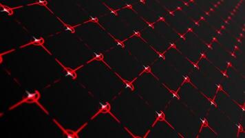 Stylish black, red and white gaming style background with a repeating pattern of glowing cross hair targets. Full HD and looping animation. video