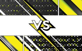 two different designs with yellow and black stripes vector